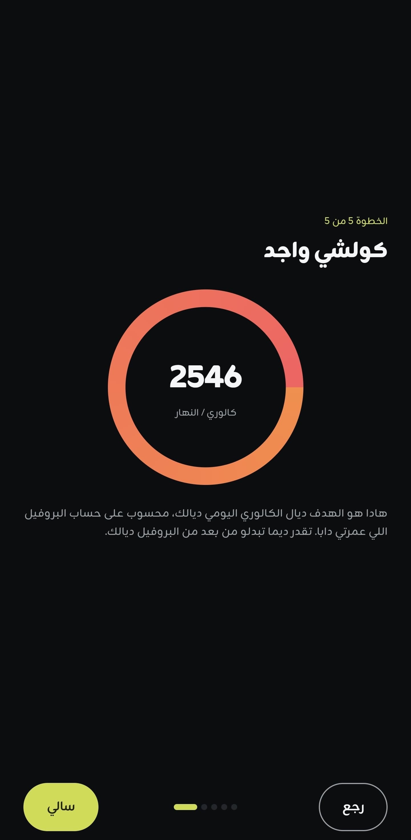 MaklaFit progress and analytics screen